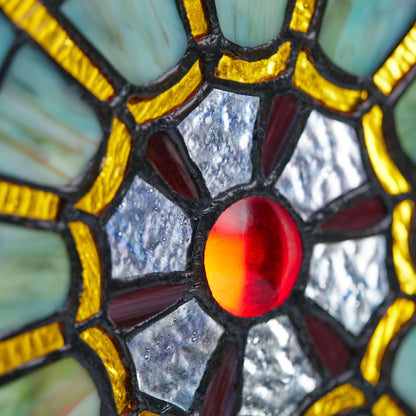 Panneau de fenêtre en verre dépoli victorien de 56 cm de haut de River of Goods