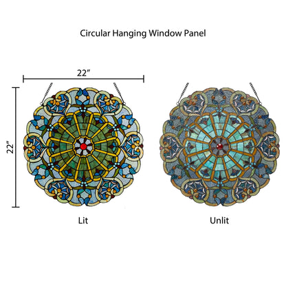 Panneau de fenêtre en verre dépoli victorien de 56 cm de haut de River of Goods