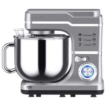 Stand Mixer - 7.5QT Capacity, 10-Speed Settings, 660W Motor
