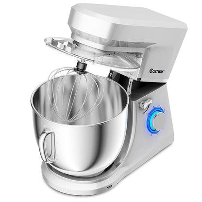 Robot pâtissier 7,5 Qt, 6 vitesses, tête inclinable, avec batteur électrique
