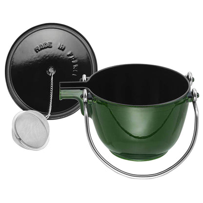 Bouilloire à thé ronde en fonte STAUB, 1 quart