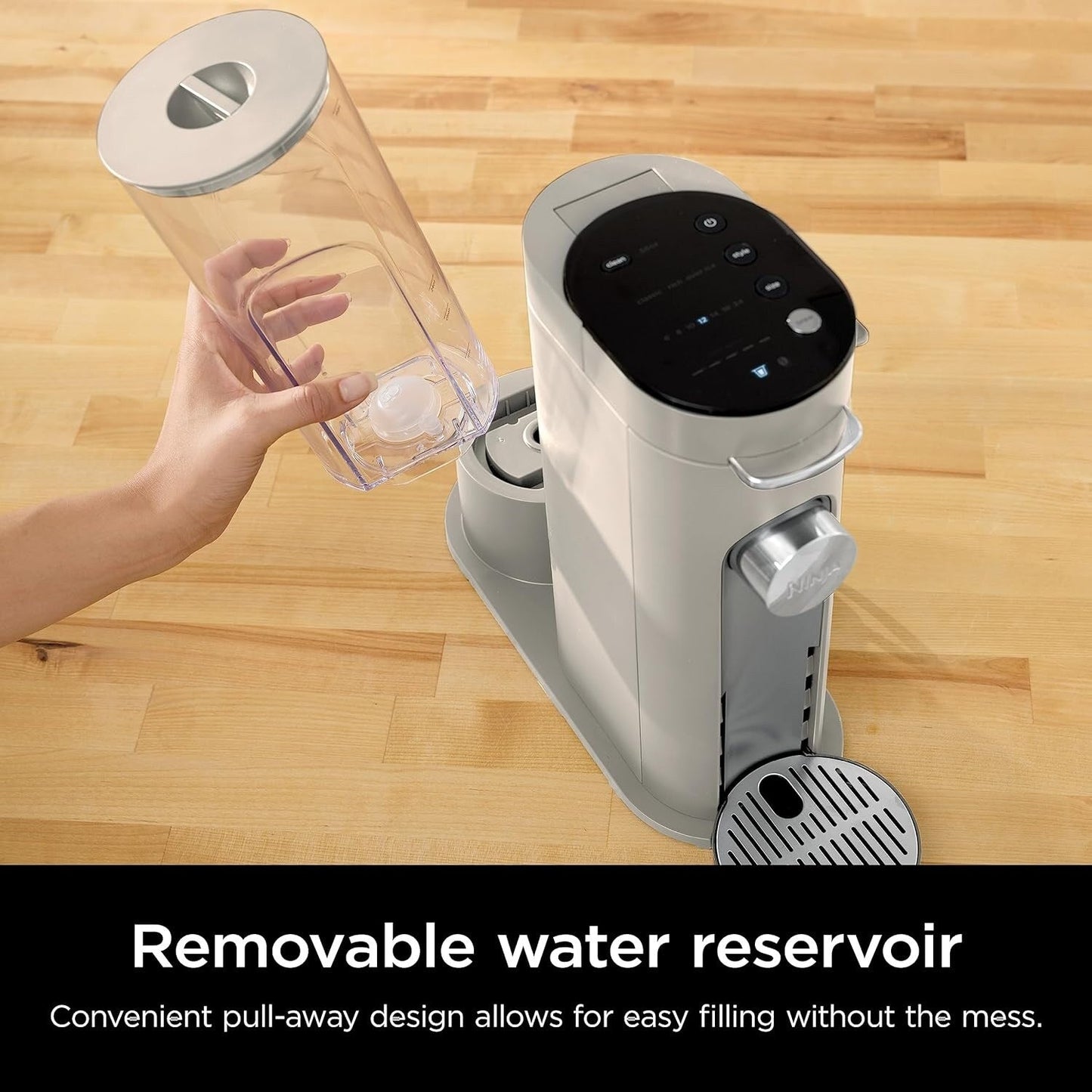 Machine à café individuelle Stone, compatible K-Cup, réservoir de 56 oz, pour café moulu, café glacé