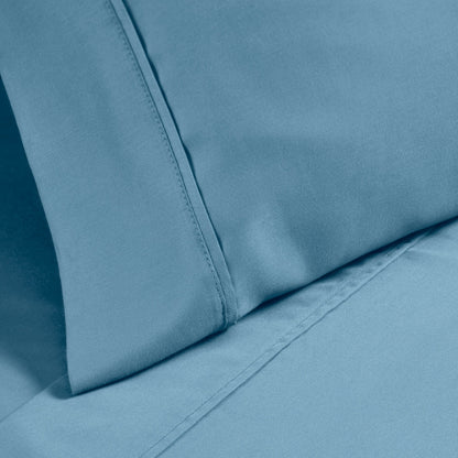 Superior Cotton Blend 1200 Thread Count Solid Deep Pocket Bed Sheet Set