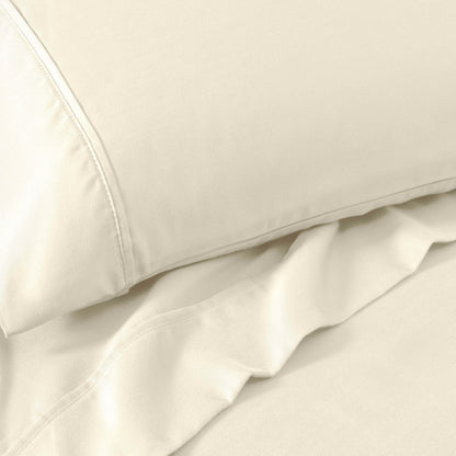 Superior Cotton Blend 1200 Thread Count Solid Deep Pocket Bed Sheet Set