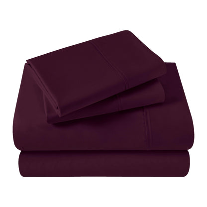 Superior Egyptian Cotton 400 Thread Count Solid Deep Pocket Bed Sheet Set
