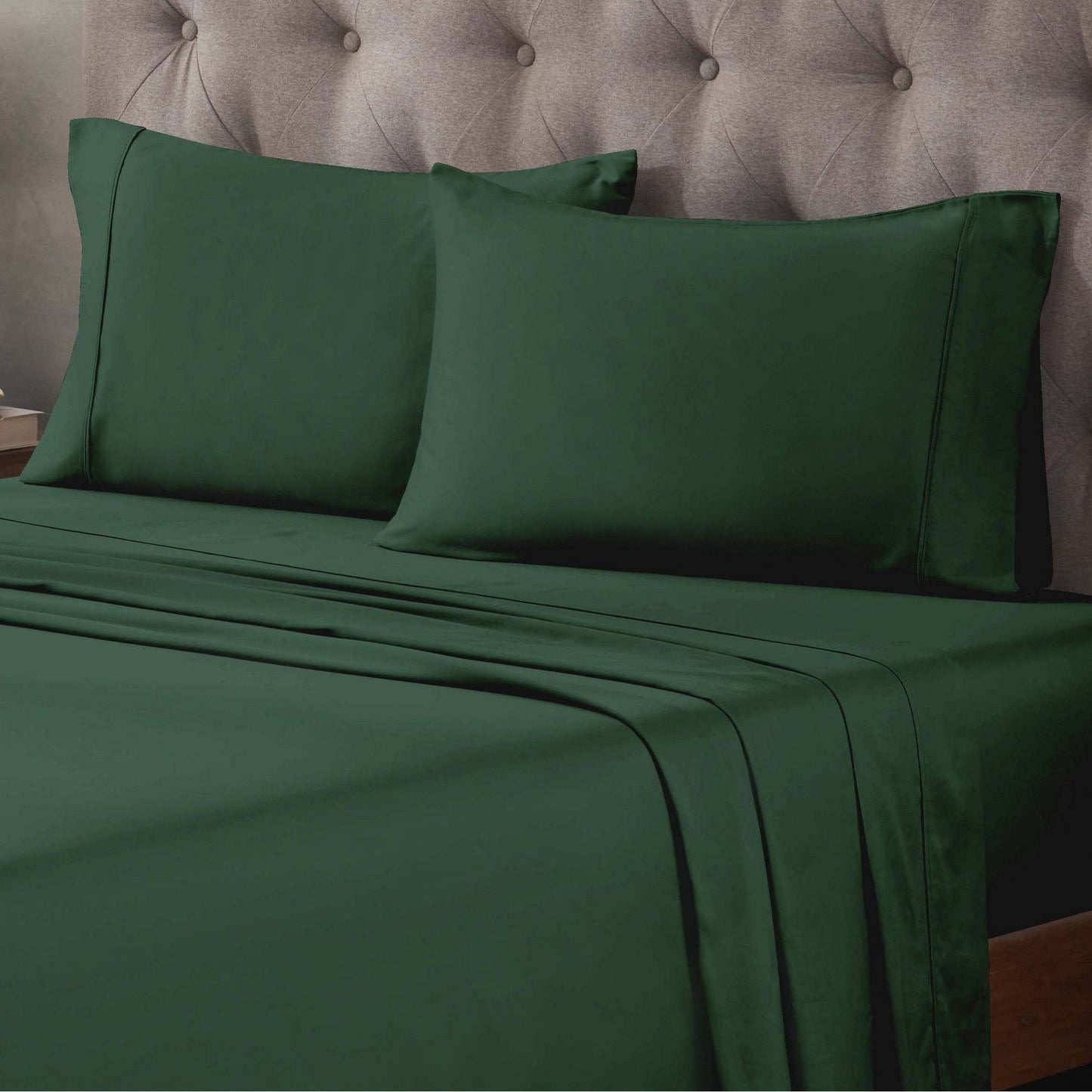 Superior Egyptian Cotton 400 Thread Count Solid Deep Pocket Bed Sheet Set