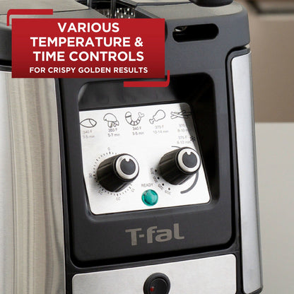 Friteuse T-fal Advanced sans odeur avec élément chauffant plongeant, capacité d'huile de 3,5 L - 3,5 litres