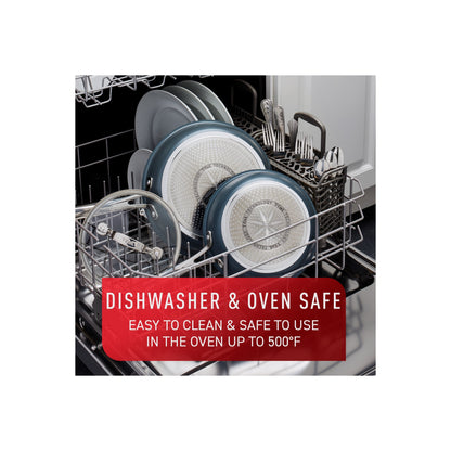 Ensemble de casseroles et poêles antiadhésives T-fal Platinum avec base induction, collection Unlimited Cookware, 12 pièces