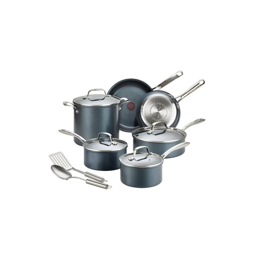 Ensemble de casseroles et poêles antiadhésives T-fal Platinum avec base induction, collection Unlimited Cookware, 12 pièces