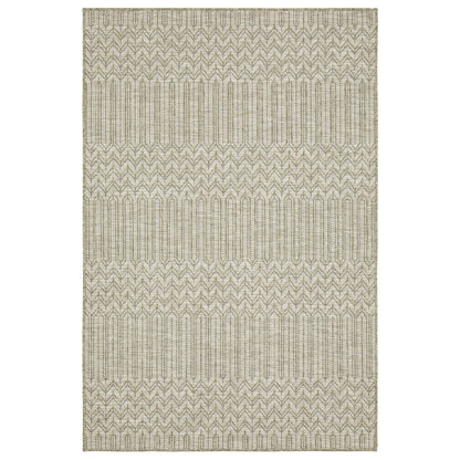 Vista Home Tangelo Geometric Tan/ Black Ultimate Performance Area Rug
