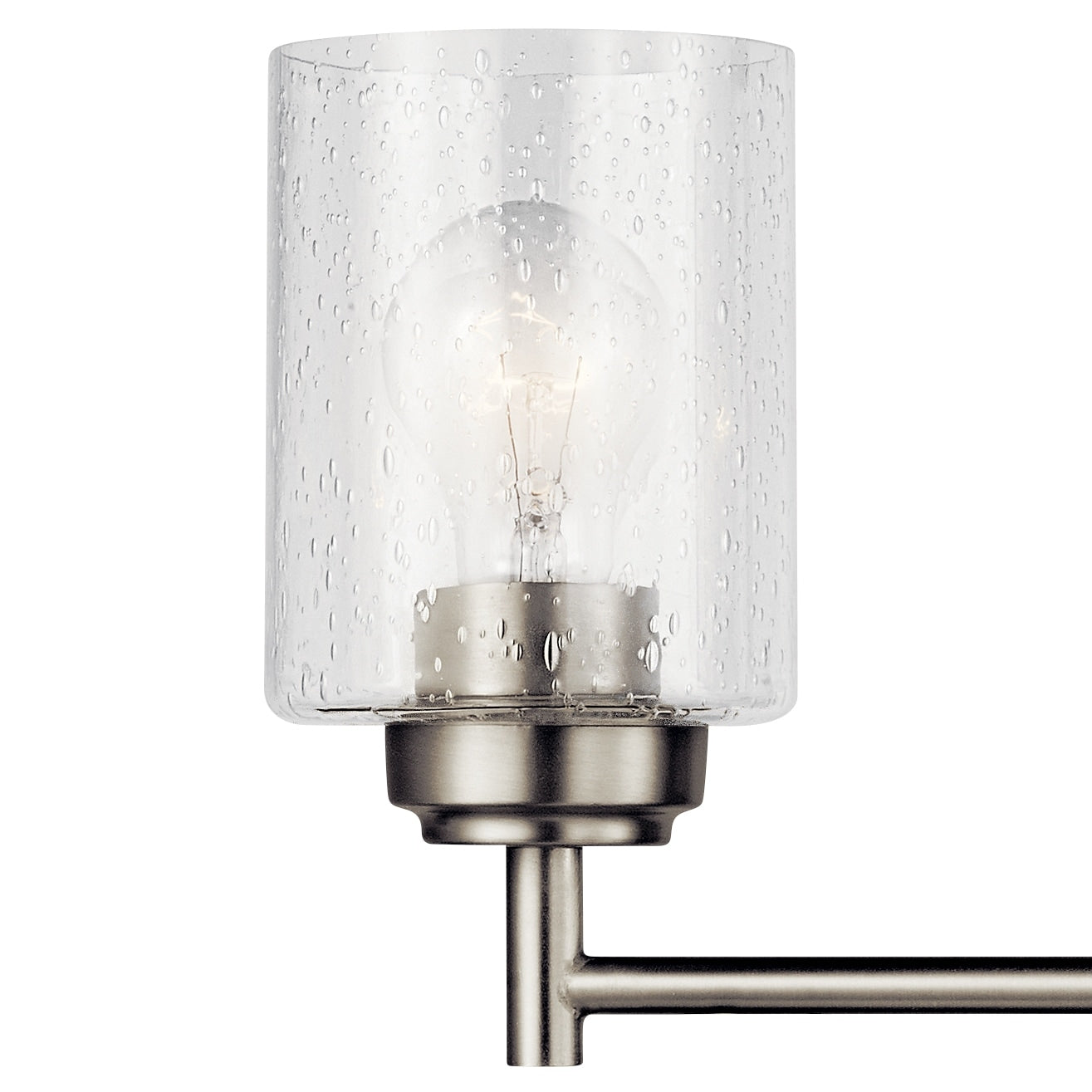 Kichler Lighting Winslow, luminaire de salle de bain à 3 lumières, nickel brossé