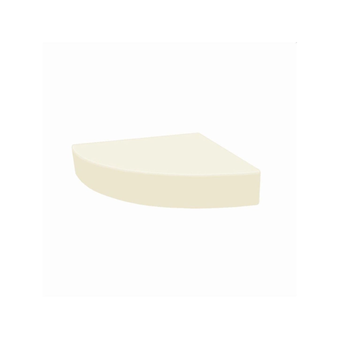 Transolid Studio, siège de douche d'angle mural en surface solide, 14 po x 14 po - 14,5 x 14,25 x 3