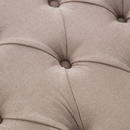 Banc de rangement capitonné, banc avec accoudoirs, banc d'entrée avec couvercle à rabat, 50,4 pouces.