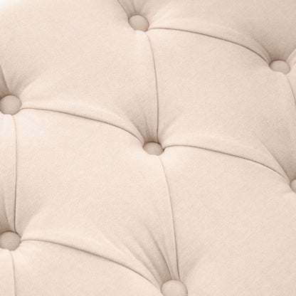 Banc de rangement capitonné, banc avec accoudoirs, banc d'entrée avec couvercle à rabat, 50,4 pouces.