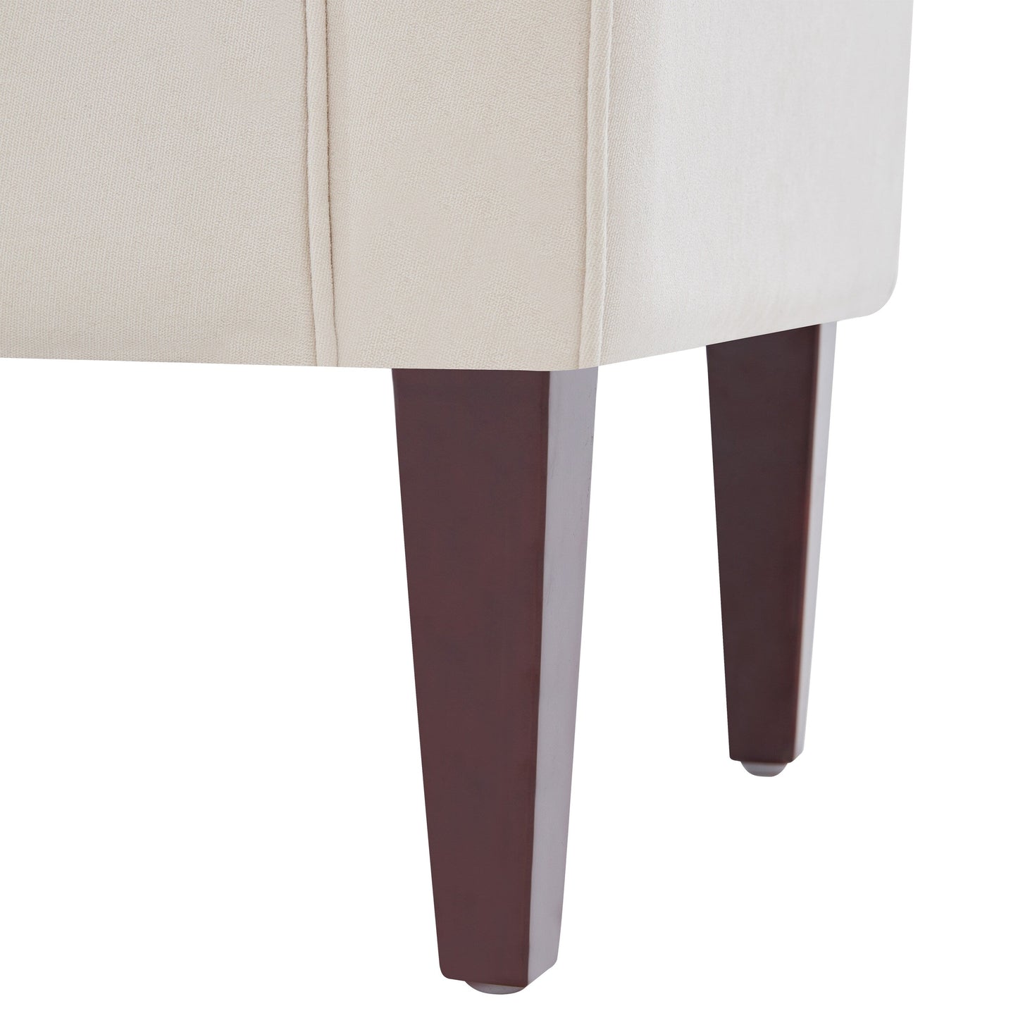 Banc de rangement capitonné, banc avec accoudoirs, banc d'entrée avec couvercle à rabat, 50,4 pouces.