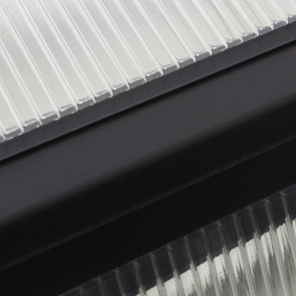 VEIKOUS Kit de serre de jardin à entrée latérale en aluminium avec fenêtre de toit réglable et porte verrouillable, gris.