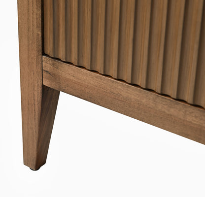 Meuble-lavabo double vasque Vanity Art 72 avec plan de travail en marbre composite.