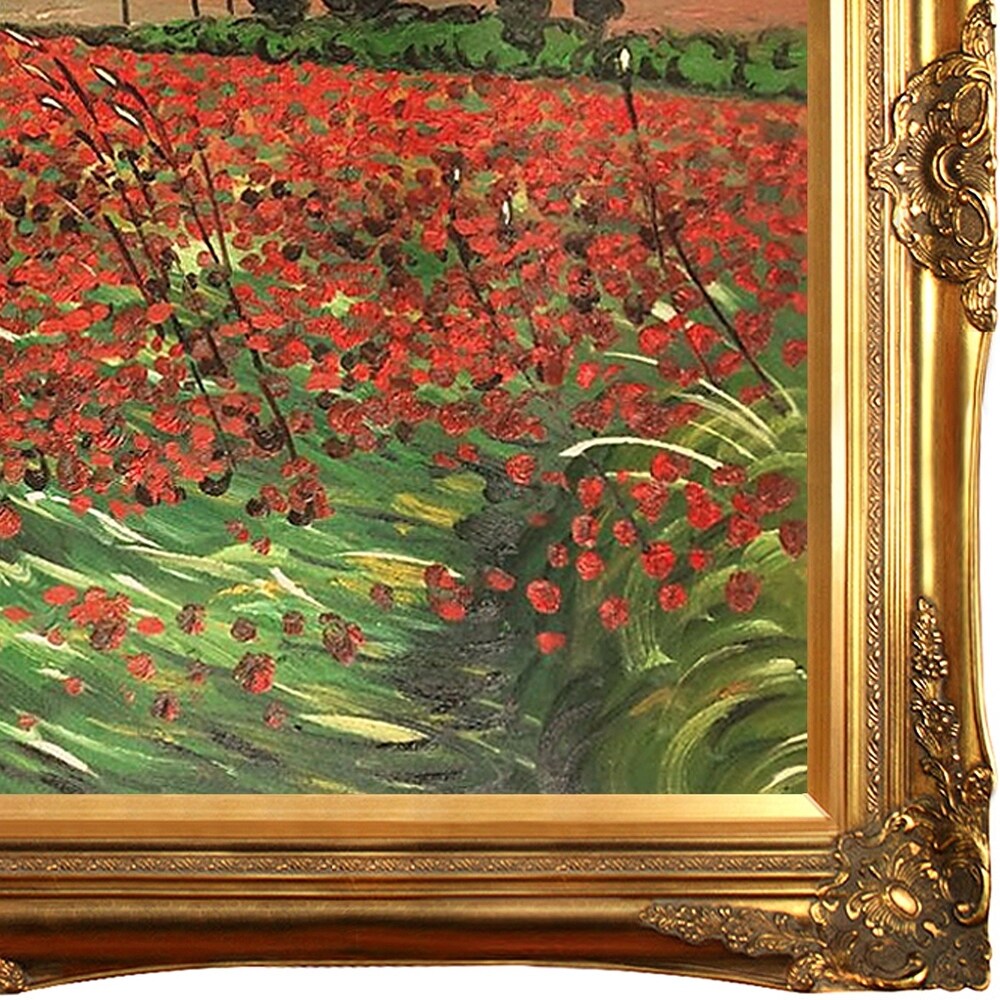 La Pastiche Vincent Van Gogh 'Champ de coquelicots' Reproduction peinte à l'huile à la main
