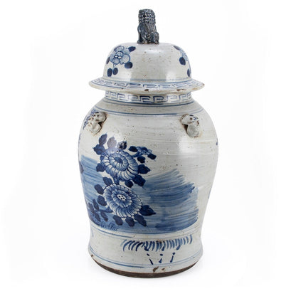 Pot de temple vintage pour plantes de saison - Grand modèle