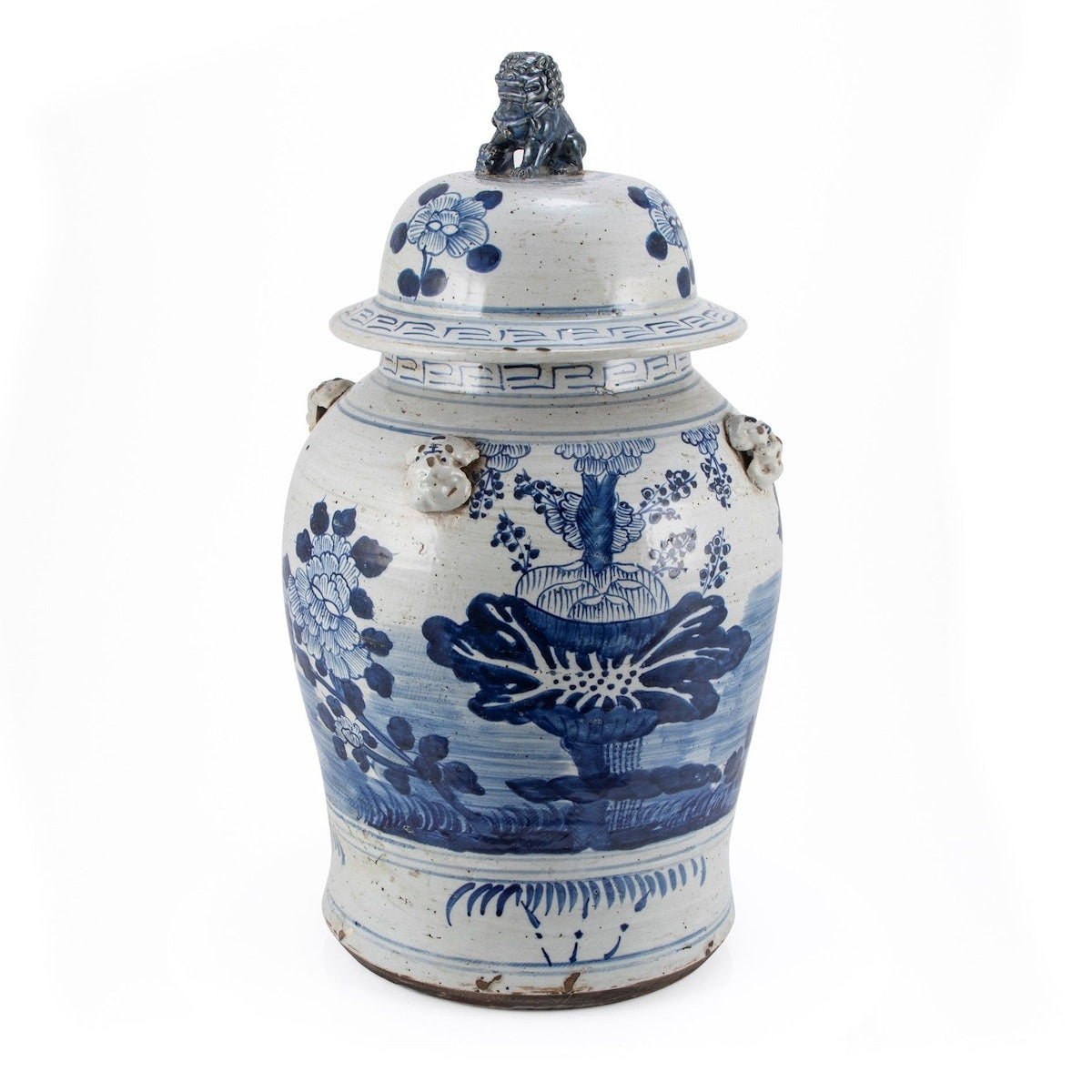 Pot de temple vintage pour plantes de saison - Grand modèle