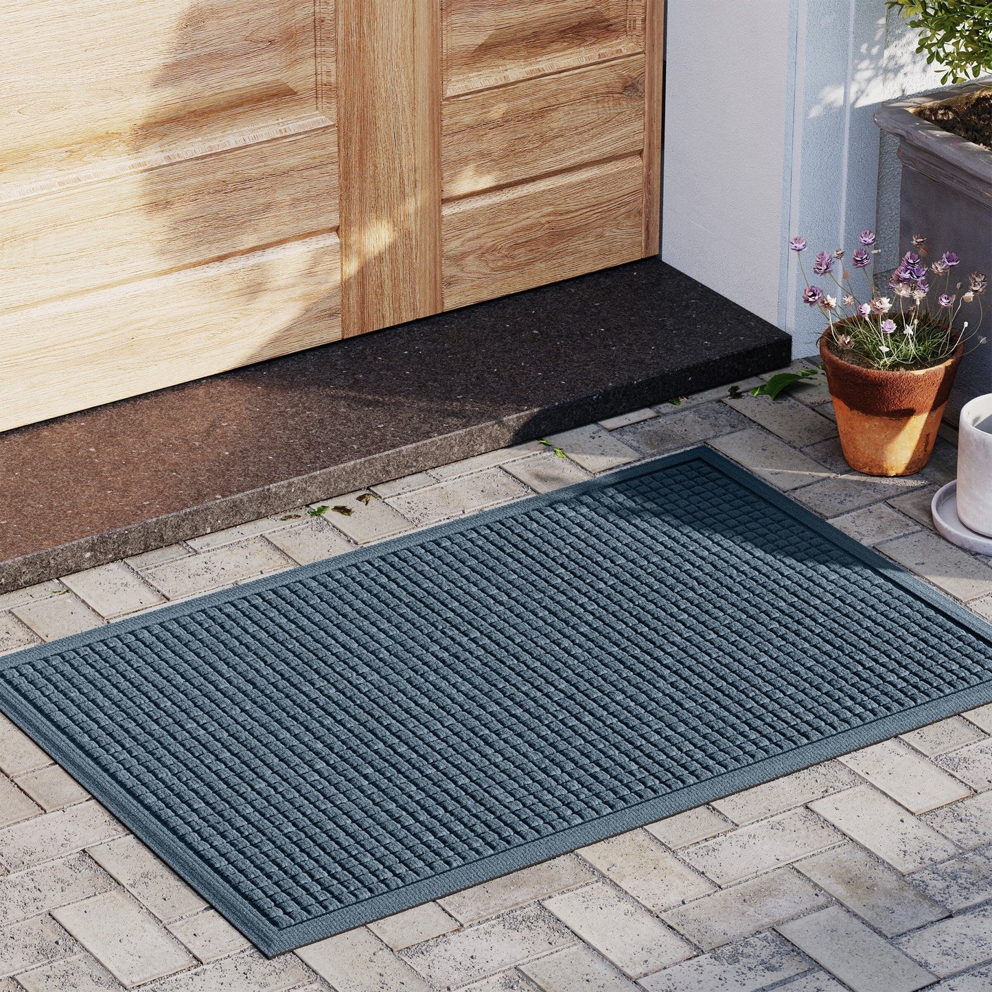 WaterHog Squares Indoor Outdoor Door Mat