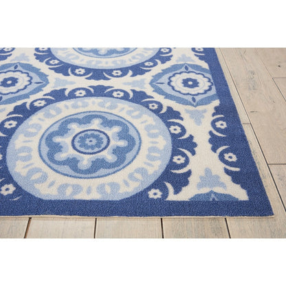 Waverly Sun N' Shade Indoor Outdoor Boho Medallion Area Rug