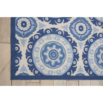 Waverly Sun N' Shade Indoor Outdoor Boho Medallion Area Rug