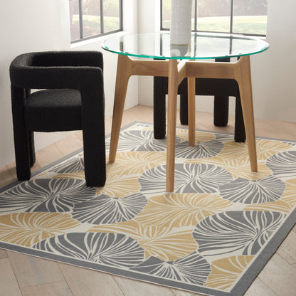 Waverly Sun N' Shade Modern Botanical Indoor/Outdoor Area Rug