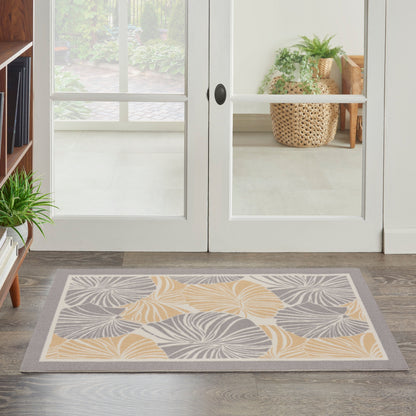 Waverly Sun N' Shade Modern Botanical Indoor/Outdoor Area Rug