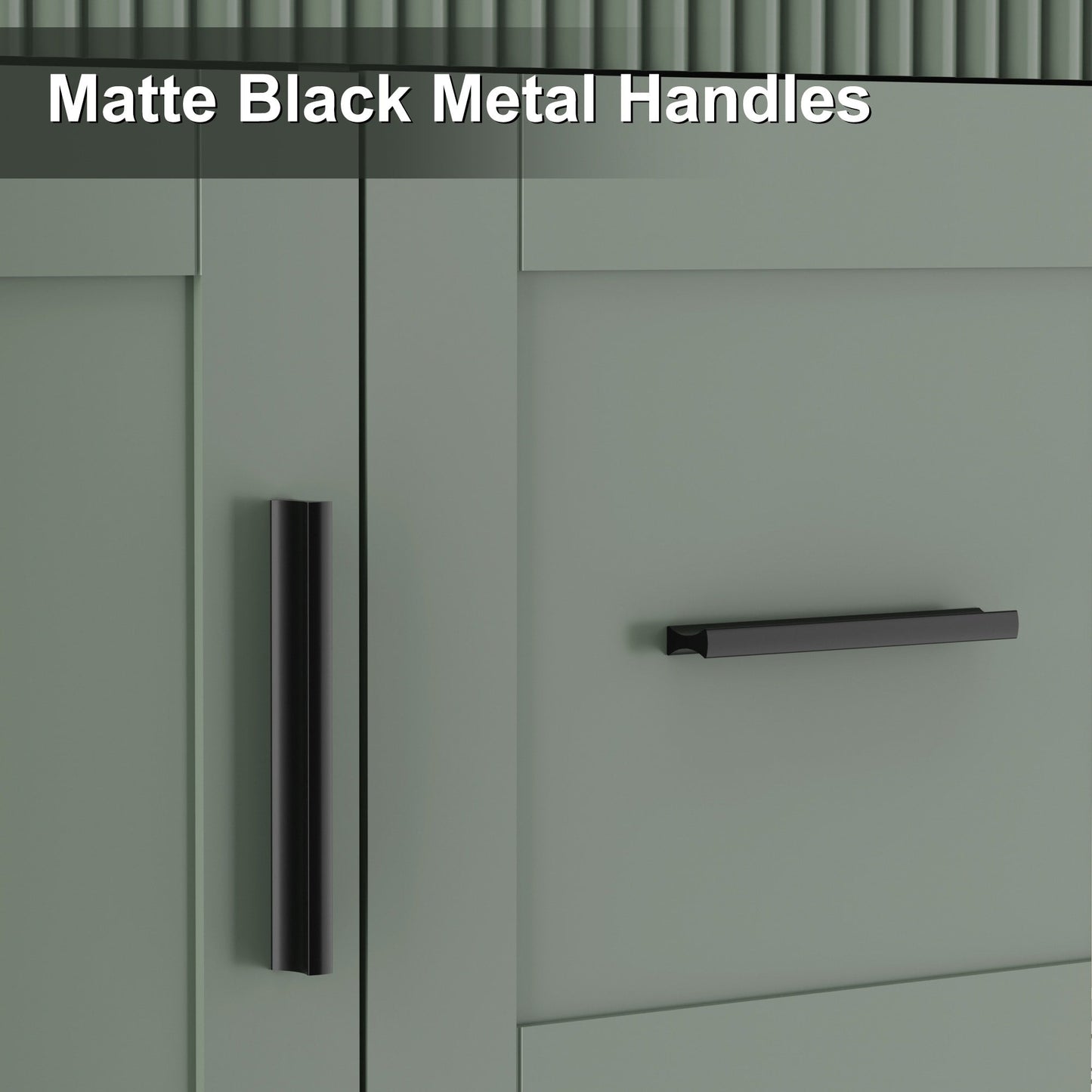 Ensemble de meuble-lavabo ondulé pour salle de bain, 30/36/48 pouces, avec lavabo et robinet.