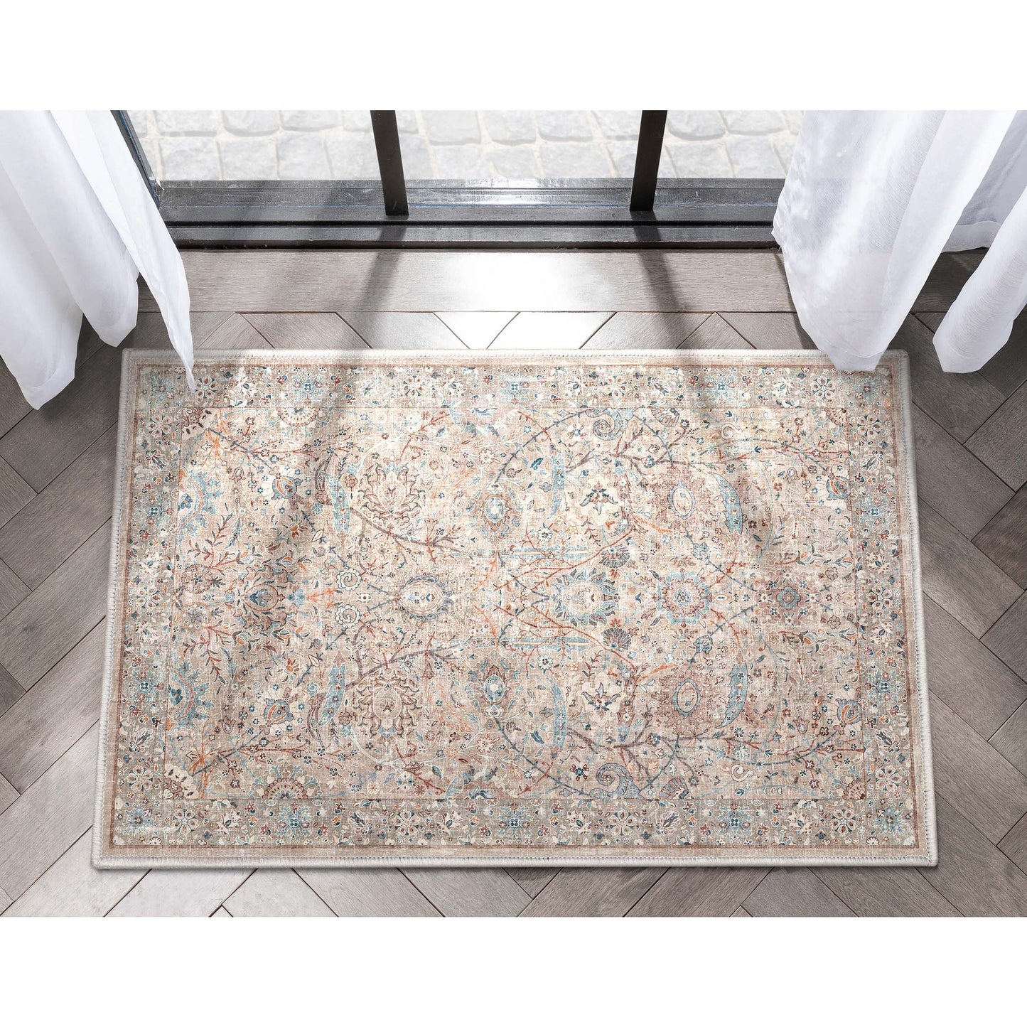 Well Woven Asha Vintage Emilia Flat-Weave Area Rug