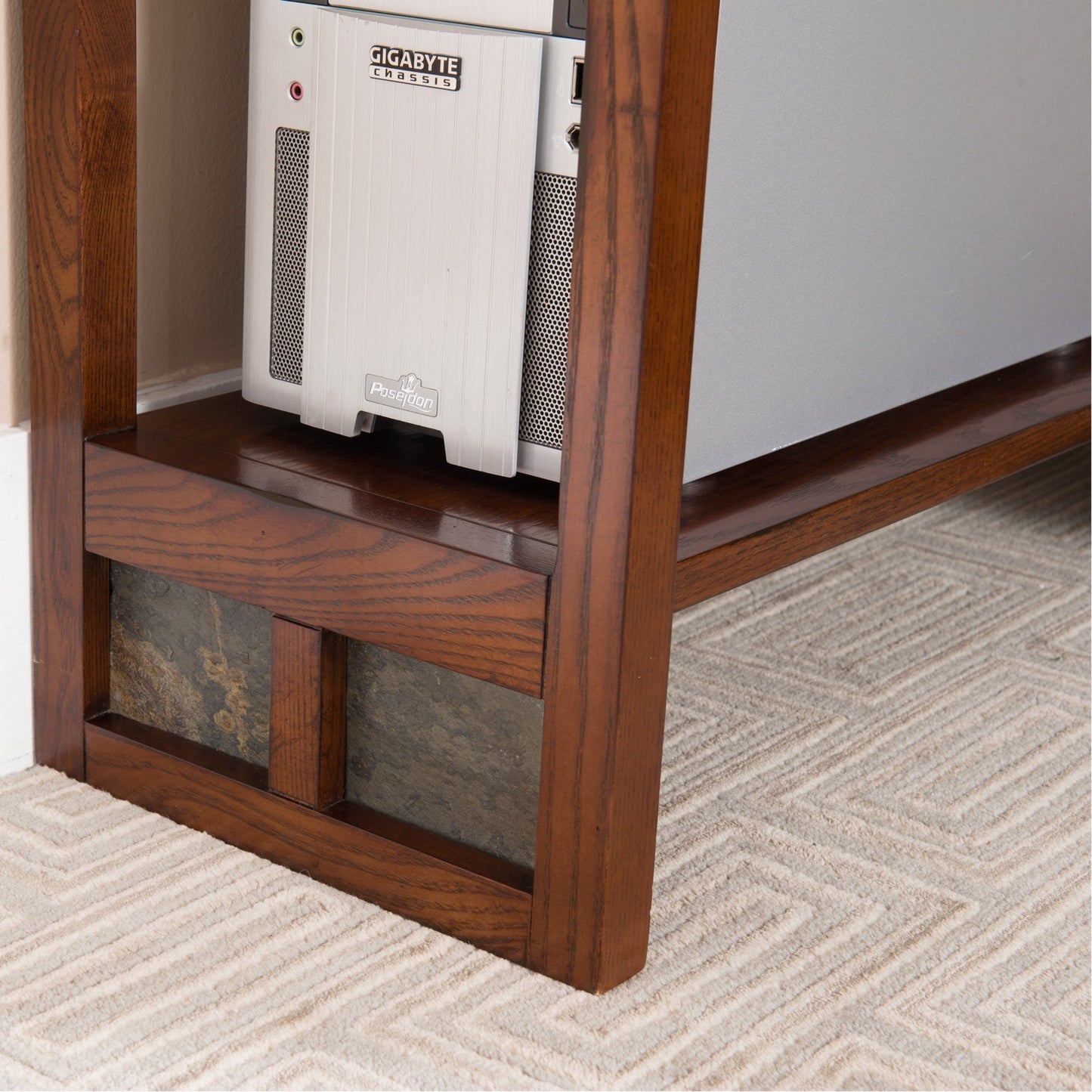 Bureau d'écriture d'angle Mission de Leick Home