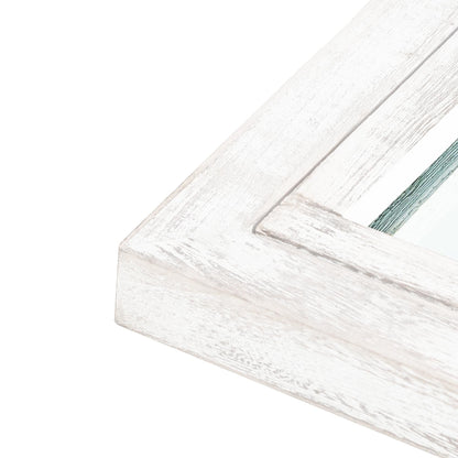 Miroir en forme de fenêtre, miroir en bois incurvé, 71'' L*31'' l