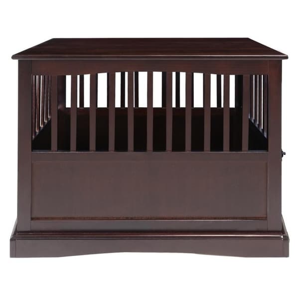 Table d'appoint en bois pour panier pour animaux de compagnie avec porte verrouillable