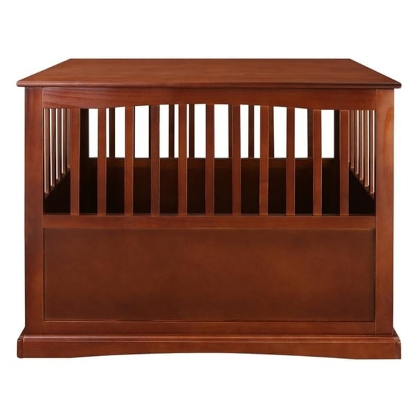 Table d'appoint en bois pour panier pour animaux de compagnie avec porte verrouillable