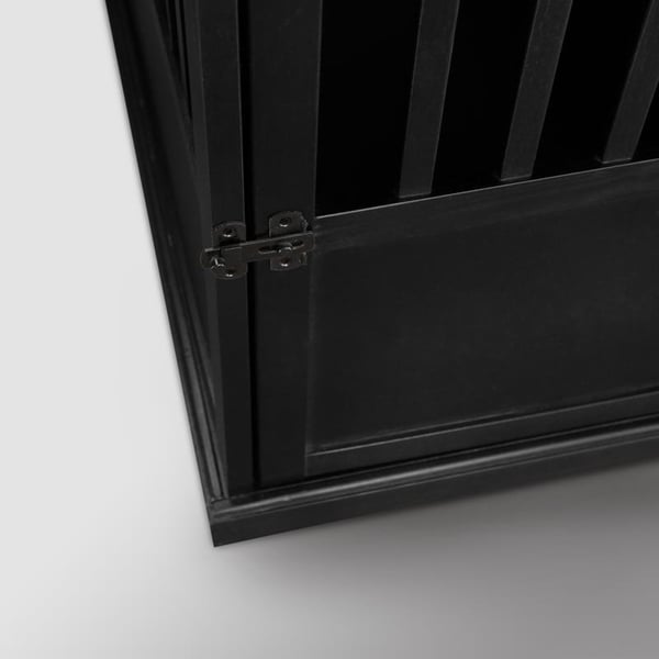 Table d'appoint en bois pour panier pour animaux de compagnie avec porte verrouillable