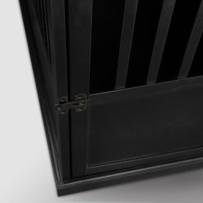 Table d'appoint en bois pour panier pour animaux de compagnie avec porte verrouillable