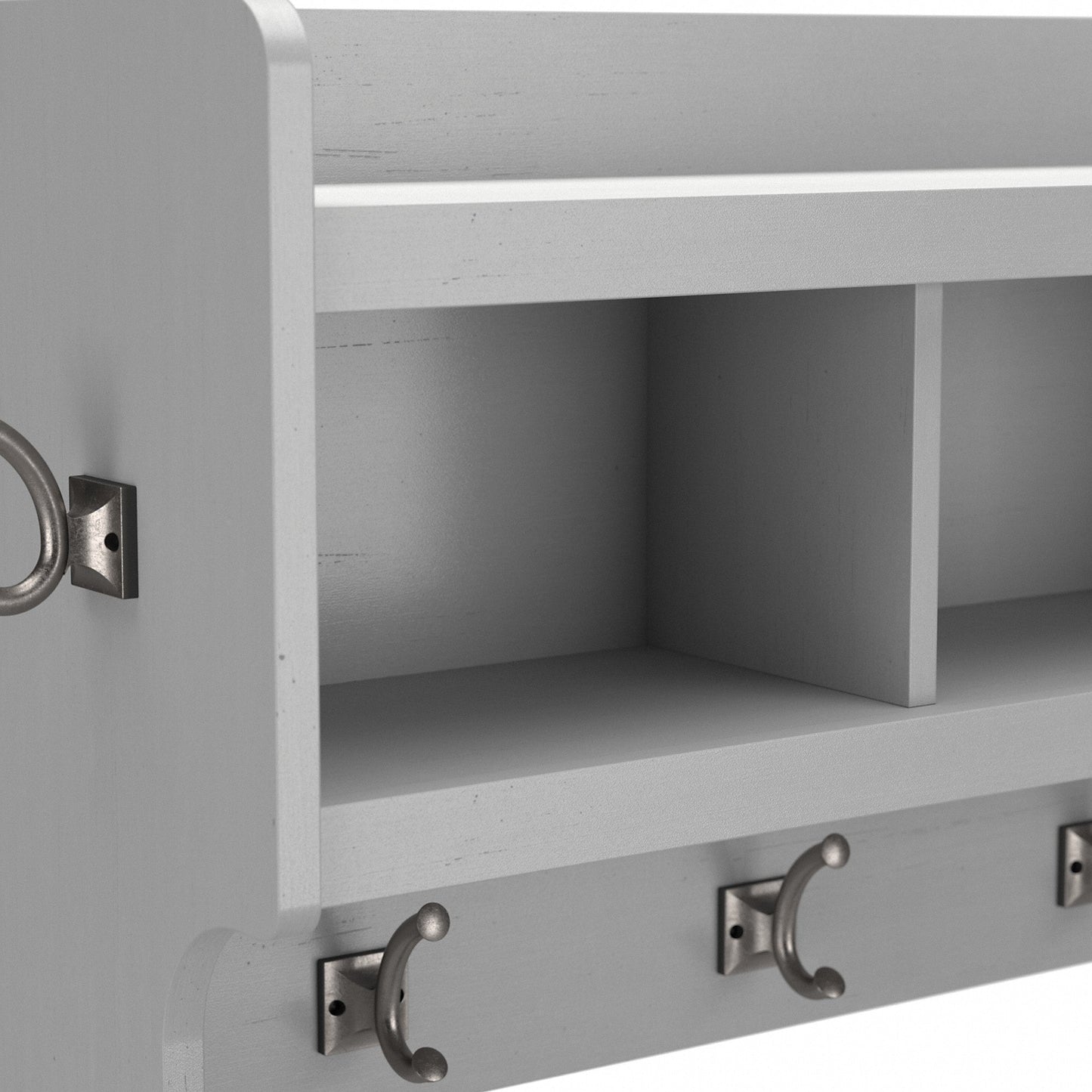 Porte-manteau mural Woodland 40W avec étagère de Bush Furniture