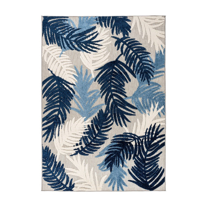 World Rug Gallery Tropical Floral Modern Indoor/Outdoor Area Rug