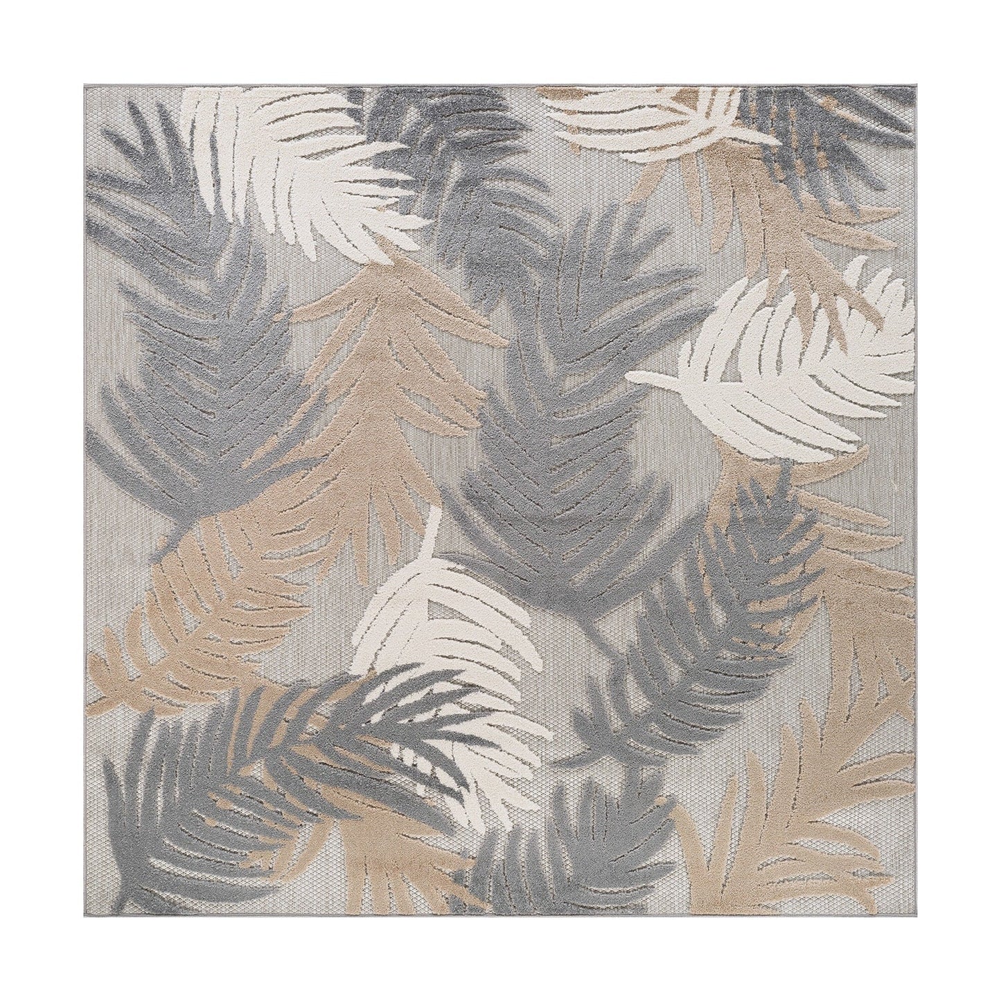 World Rug Gallery Tropical Floral Modern Indoor/Outdoor Area Rug