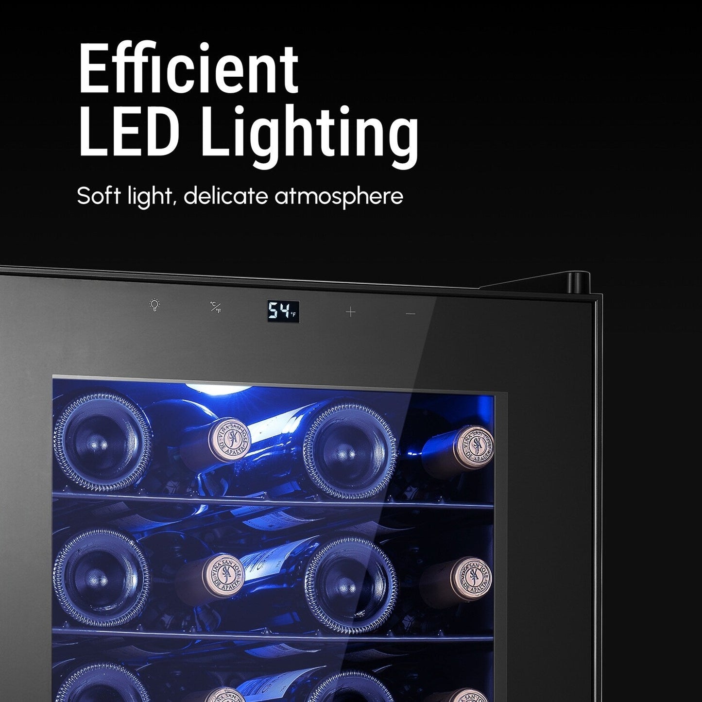 Réfrigérateur à vin/boissons de 17 pouces pouvant contenir 28 bouteilles, refroidisseur à vin en acier inoxydable pour usage domestique et commercial.