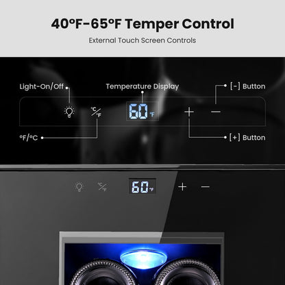 Yeego Réfrigérateur à vin mini-bar pour 8 bouteilles