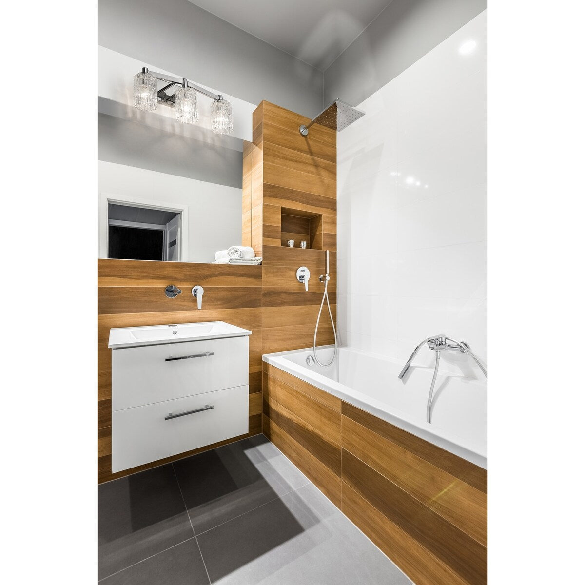 Z-Lite Aubrey, luminaire de salle de bain à 3 lumières, 23 pouces de large