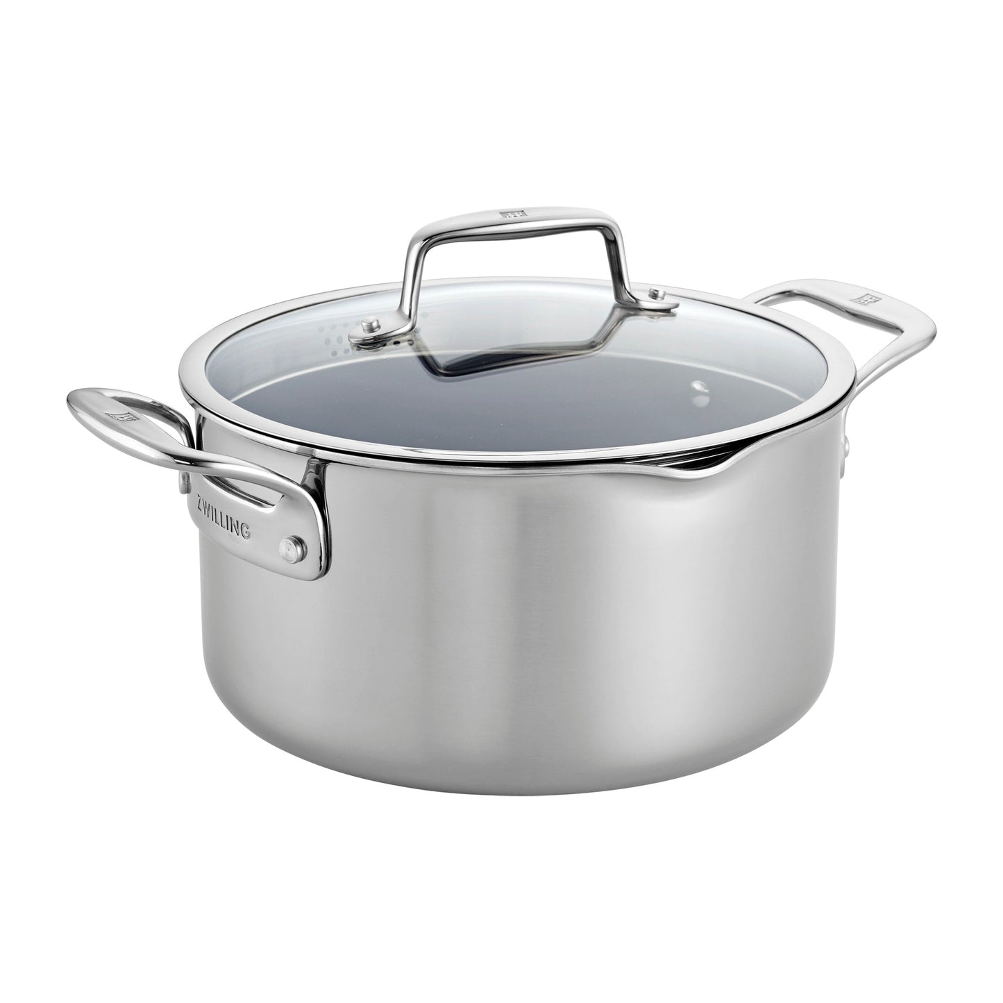 Pochette de cuisson ZWILLING Clad CFX en acier inoxydable et revêtement céramique antiadhésif, 6 qt