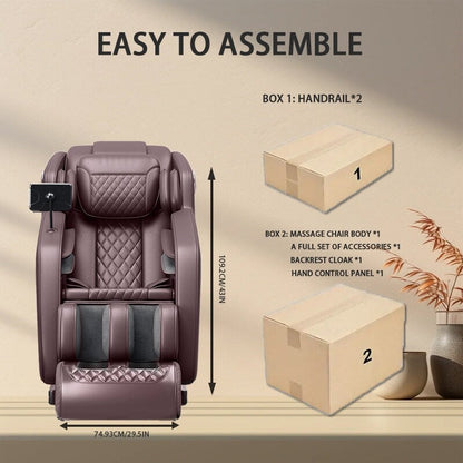 Zero Gravity Massage Recliner Chair with Full Body Massage, Heating, and Built-in Bluetooth Audio