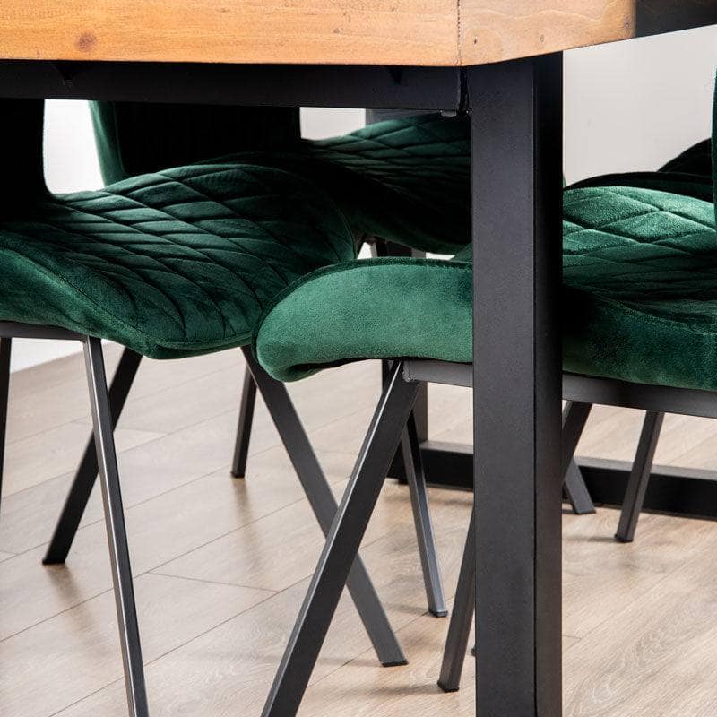 Lincoln Fixed Table & Vancouver Emerald Chairs - Multiple Configurations