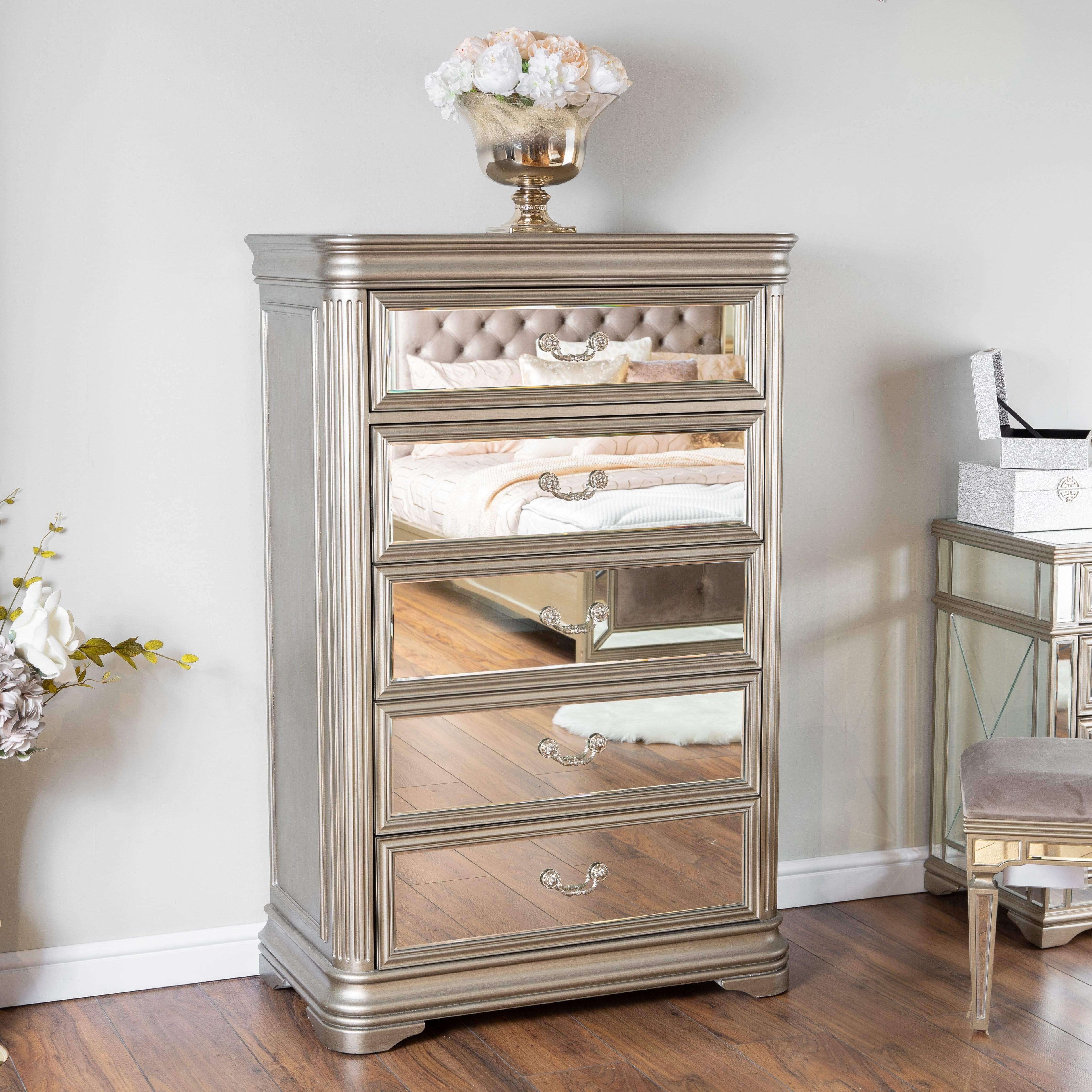 Clio Tall 5 Drawer Chest