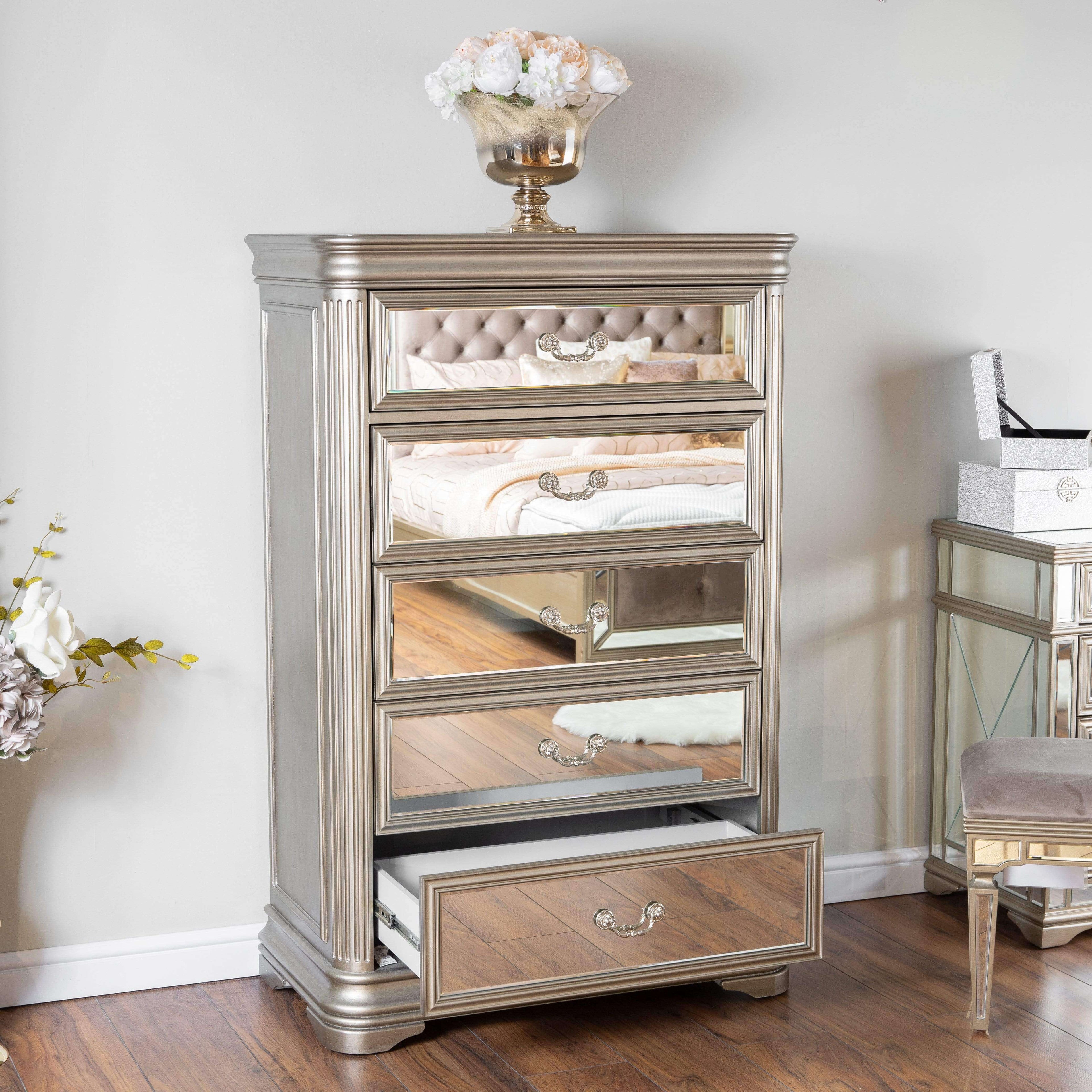 Clio Tall 5 Drawer Chest