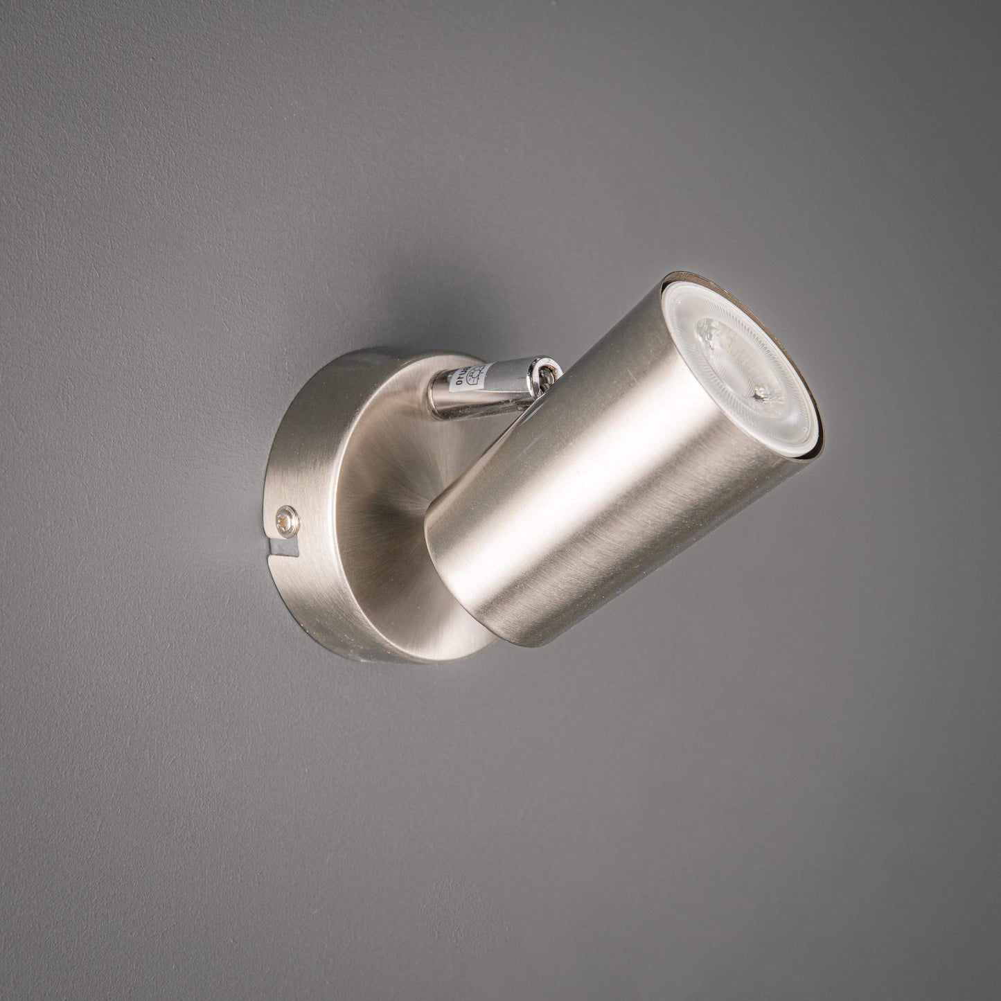 Marseille Single Spotlight Satin Nickel Ceiling Light