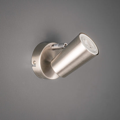 Marseille Single Spotlight Satin Nickel Ceiling Light
